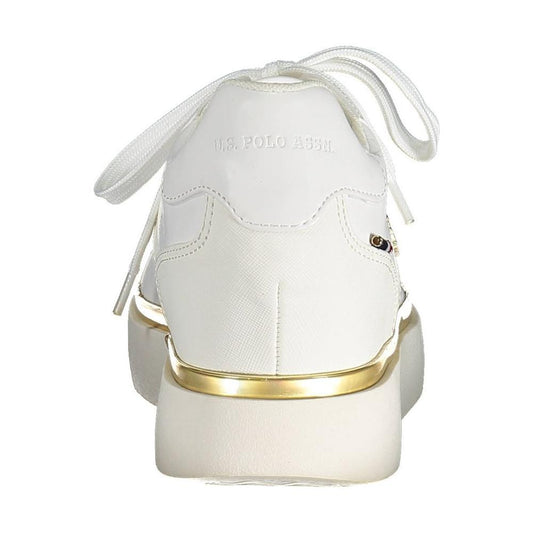 U.S. POLO ASSN. White Polyester Women Sneaker US-37992-EU36/US6