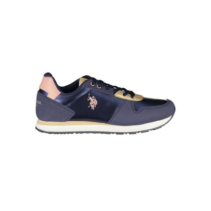 U.S. POLO ASSN. Blue Polyurethane Women Sneaker