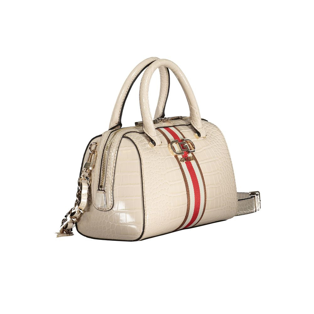 Guess Jeans Beige Polyurethane Women Handbag