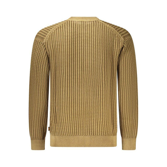 Hugo Boss Brown Cotton Men Sweater BO-35296-S