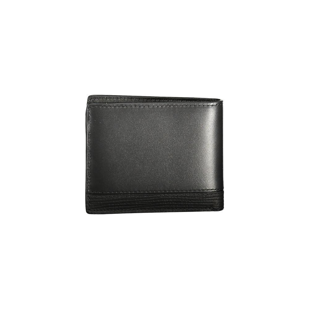 Tommy Hilfiger Black Leather Men Wallet TO-36336