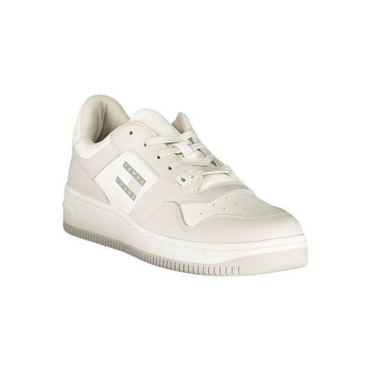 Tommy Hilfiger Tommy Hilfiger White Leather Men Sneaker TO-36773-EU40/US7 1728,67403481248,EU40/US7,EU41/US8,EU42/US9,EU43/US10,EU44/US11,EU45/US12,EU46,Men,Men - Shoes,New with tags,Shoes,Sneakers - Men - Shoes,Tommy Hilfiger,White