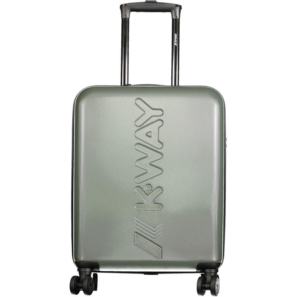 Front view with bag zipped and handles upright.