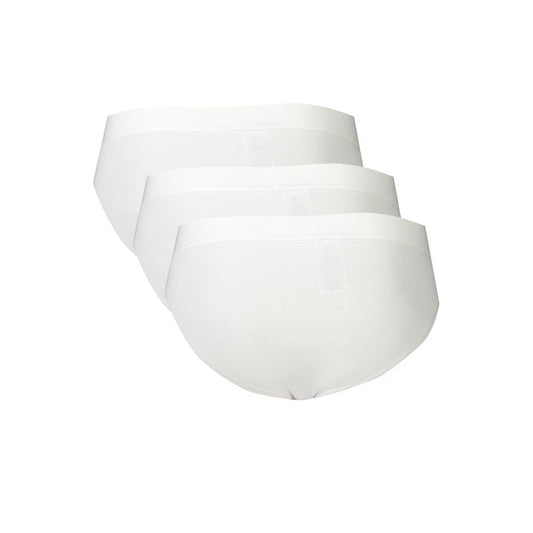 Bikkembergs White Polyester Men Underwear BI-34111-XXL