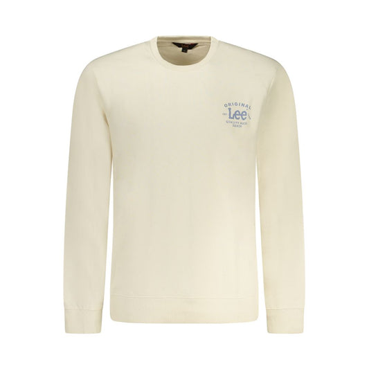 Lee Beige Cotton Men Sweater LE-35371-S