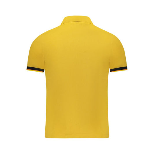 K-WAY Yellow Cotton Men Polo Shirt KW-34247-S