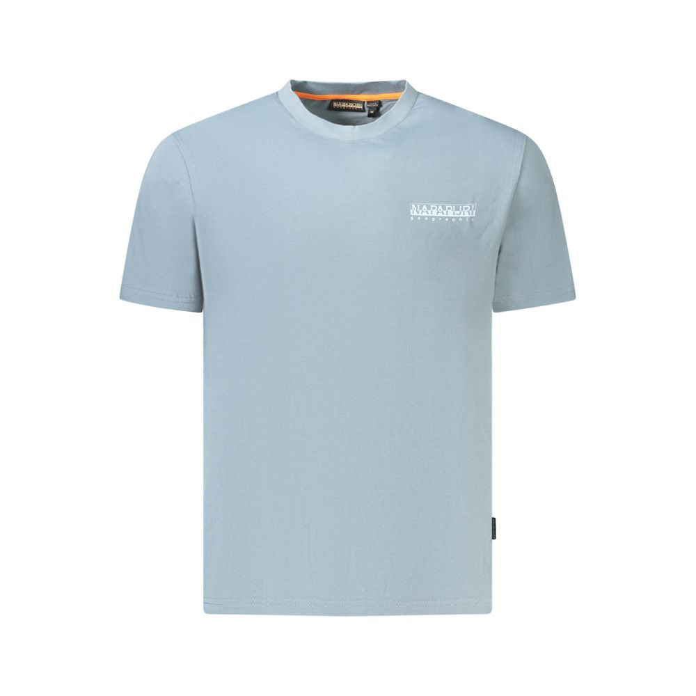 Napapijri Grigio Cotton Men T-Shirt