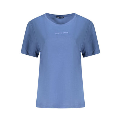 North Sails Blue Cotton Women T-Shirt