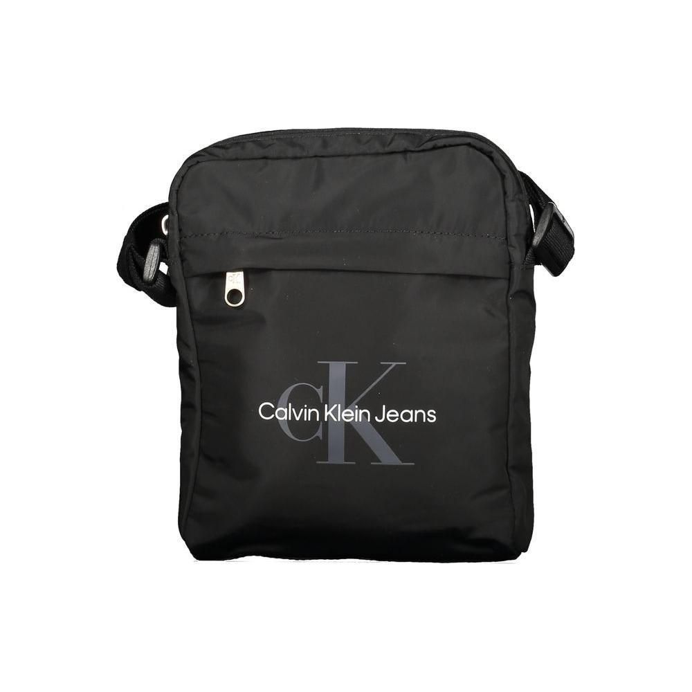 Calvin Klein Black Polyester Men Shoulder Bag CA-36321