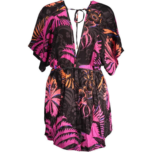Desigual Black Cotton Women Dress DE-36855-XL