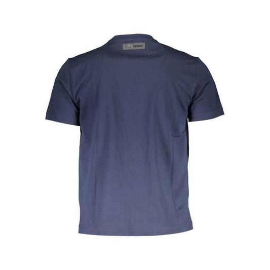 Plein Sport Blue Cotton Men T-Shirt