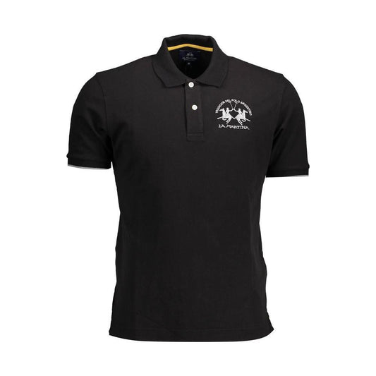 La Martina Chic Contrast Details Polo Shirt LA-26400-M