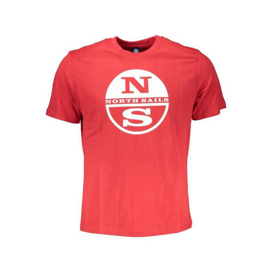 North Sails Red Cotton T-Shirt NO-27295-S