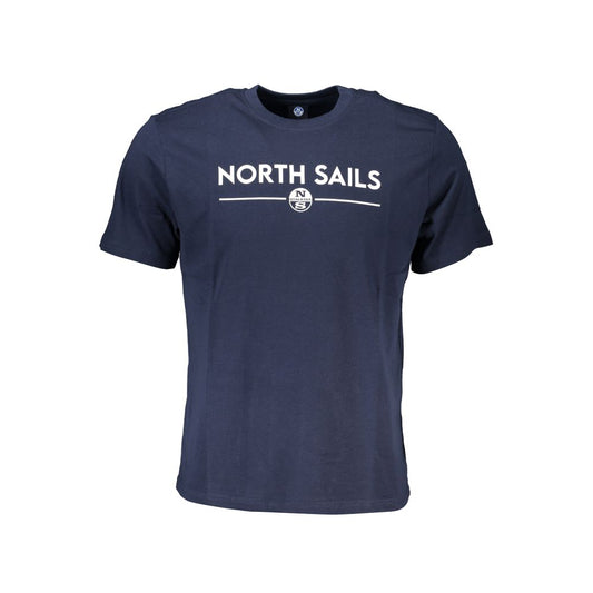 North Sails Blue Cotton Men's T-Shirt
