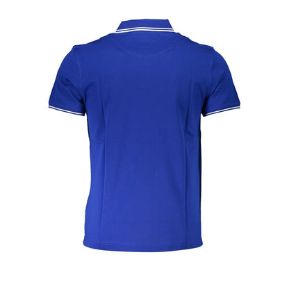 Harmont & Blaine Blue Cotton Polo Shirt