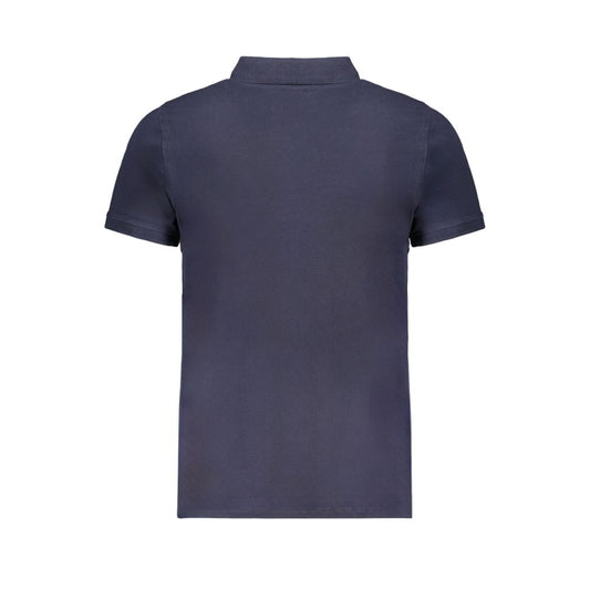 Norway 1963 Blue Cotton Polo Shirt NO-31095-L-FBB-377