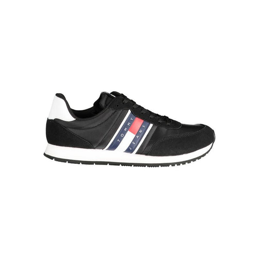 Tommy Hilfiger Black Polyester Sneaker TO-31270-EU40/US7