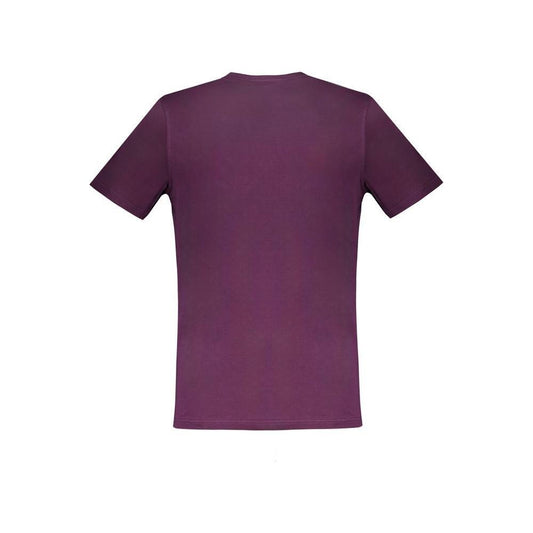 Harmont & Blaine Purple Cotton T-Shirt HA-31370-S