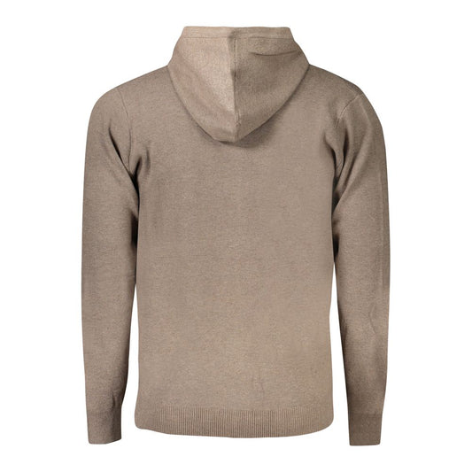 Norway 1963 Brown Polyamide Men Cardigan NO-33189-M