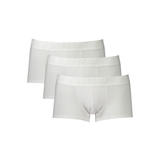 Bikkembergs White Polyester Men Boxer BI-34462-S