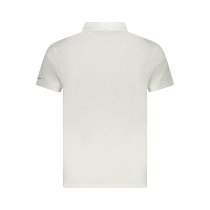 Trussardi White Cotton Men Polo Shirt