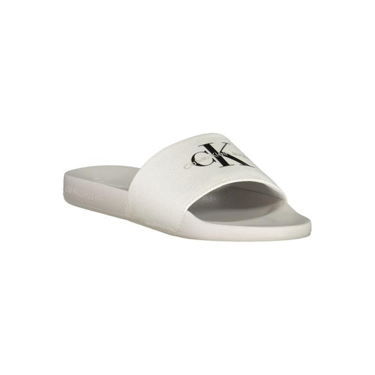 Calvin Klein Calvin Klein White Polyester Men Sandal CA-36783-EU41/US8 1728,67403481248,Calvin Klein,EU41/US8,EU43/US10,Men,Men - Shoes,New with tags,Sandals - Men - Shoes,Shoes,White