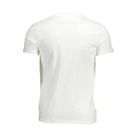 Timberland White Organic Cotton Men T-Shirt TI-37873-S