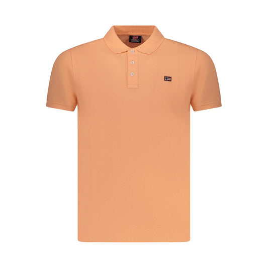 Norway 1963 Pink Cotton Men Polo Shirt NO-38536-S