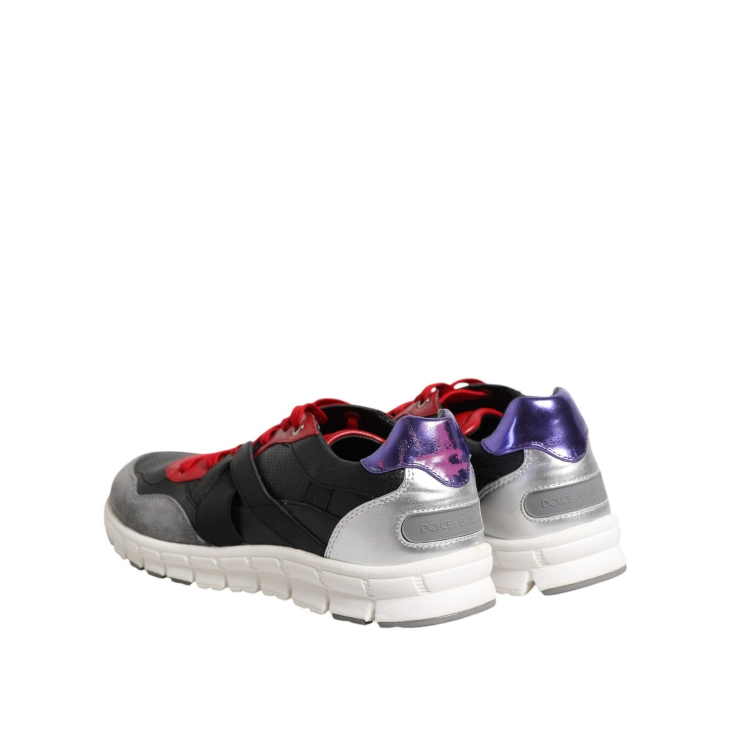 Dolce & Gabbana Multicolor Lace Up Low Top Men Sneakers Shoes