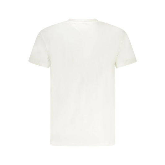 Tommy Hilfiger White Cotton Men T-Shirt TO-38462-S