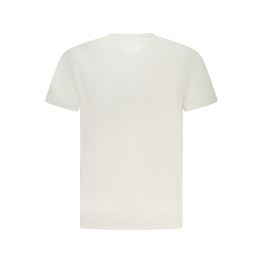 Tommy Hilfiger White Cotton Men T-Shirt TO-38474-XL