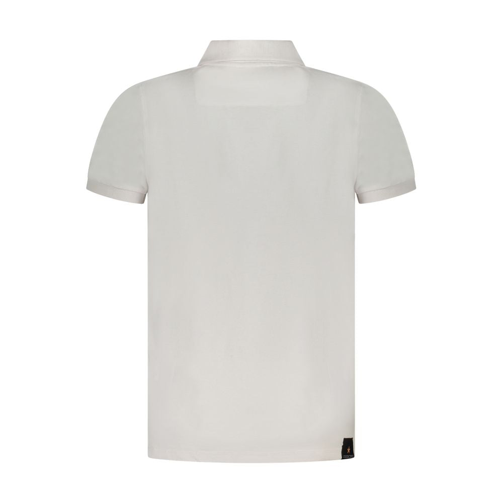 Accademia Militare White Cotton Polo Shirt AC-36555-S