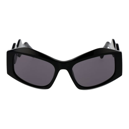 GCDS Black Acetate Sunglasses