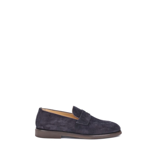 Brunello Cucinelli Blue Rubber Slip-On Loafers