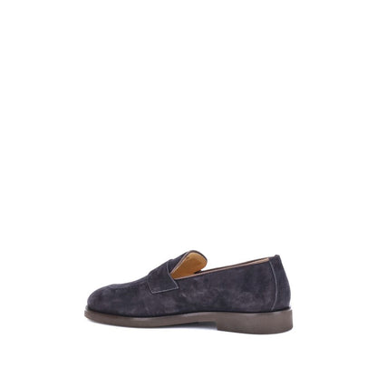 Brunello Cucinelli Blue Rubber Slip-On Loafers