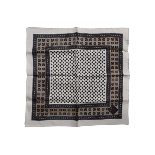 Dolce & Gabbana Multicolor Patterned Square Men Foulard Scarf