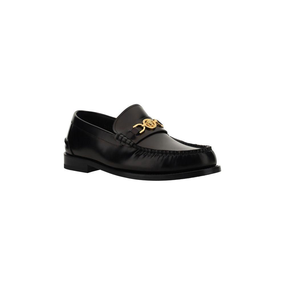 Versace Leather Loafers VE-10135921A099121B00V-EU41.5/US8.5