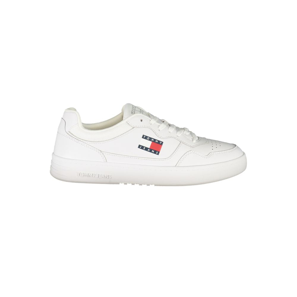 Tommy Hilfiger White Polyester Sneaker