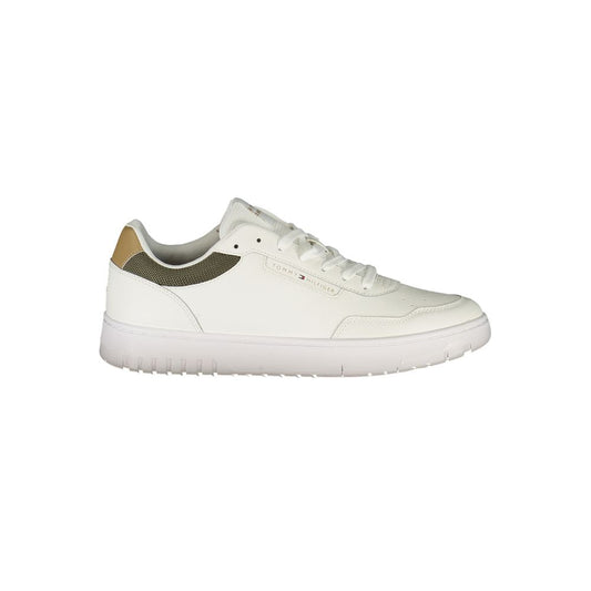 Tommy Hilfiger Tommy Hilfiger White Leather Men Sneaker TO-36767-EU40/US7 1728,67403481248,EU40/US7,EU41/US8,EU42/US9,EU43/US10,EU44/US11,EU45/US12,EU46,Men,Men - Shoes,New with tags,Shoes,Sneakers - Men - Shoes,Tommy Hilfiger,White