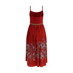 Zimmermann Rhiannon midi Dress ZI-4225DSS251REDMULPAI-1
