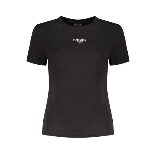 Tommy Hilfiger-Tommy Hilfiger Black Cotton Tops & T-Shirt-1728,67403481248,Black,Clothing,New with tags,Tommy Hilfiger,Tops & T-Shirts - Women - Clothing,Women,Women - Clothing,XL-TO-31443-XL