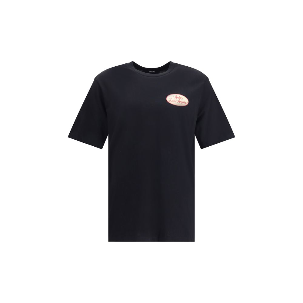Amiri Black Cotton T-Shirt