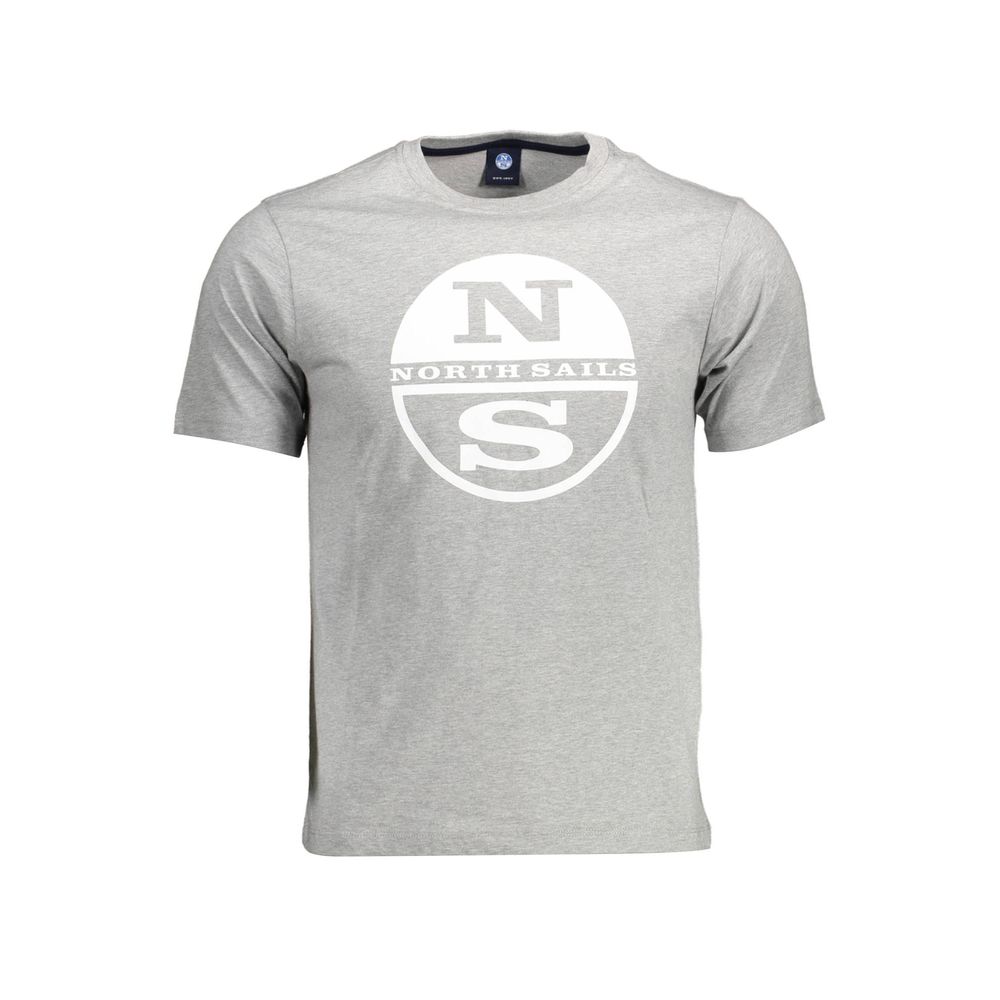 North Sails Gray Cotton T-Shirt