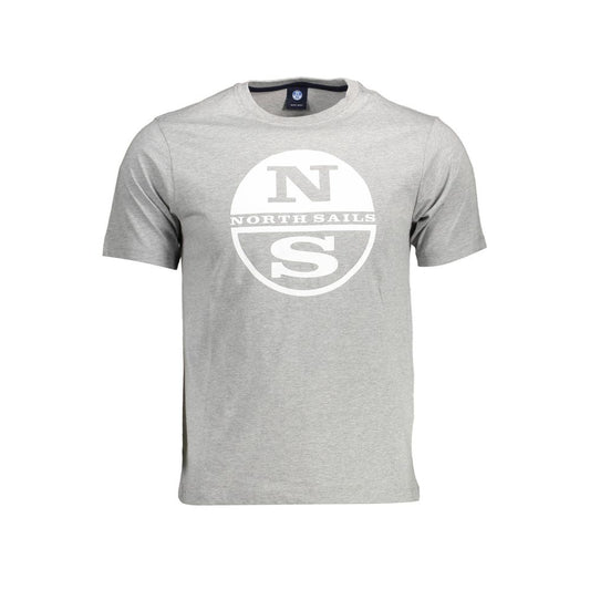 North Sails Gray Cotton T-Shirt