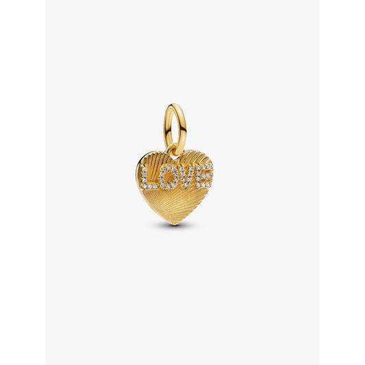 PANDORA CHARMS Mod. ENGRAVABLE LOVE HEART DANGLE-0