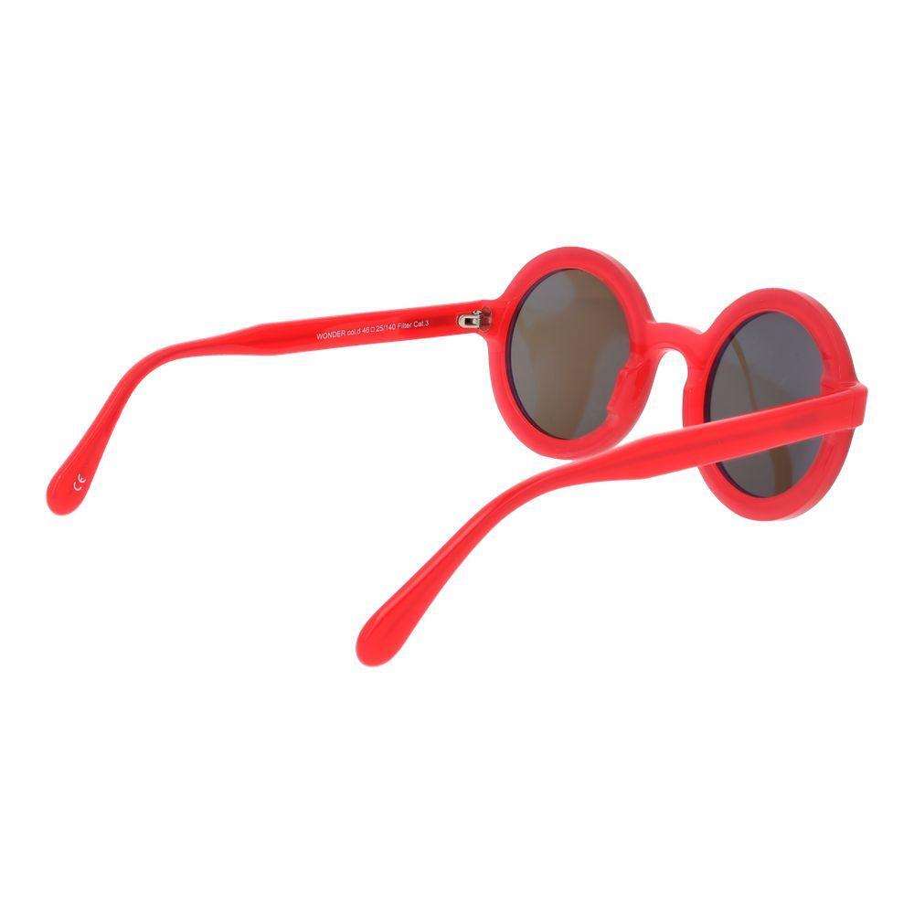 Andy Wolf Red Unisex Sunglasses AN-1058522