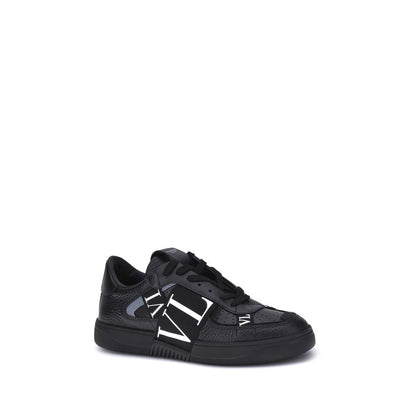 Valentino Garavani Black Rubber Low Top Sneakers