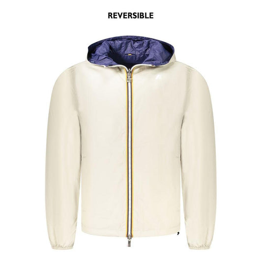 K-WAY Beige Nylon Men Jacket