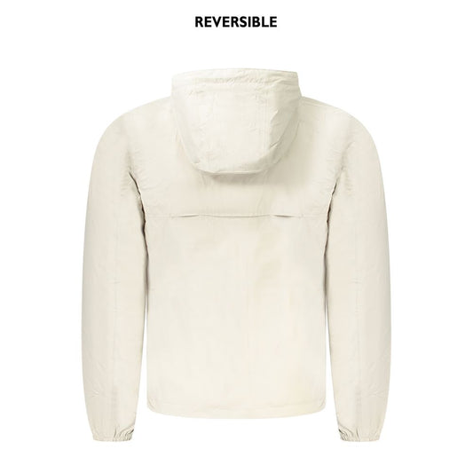 K-WAY Beige Nylon Men Jacket