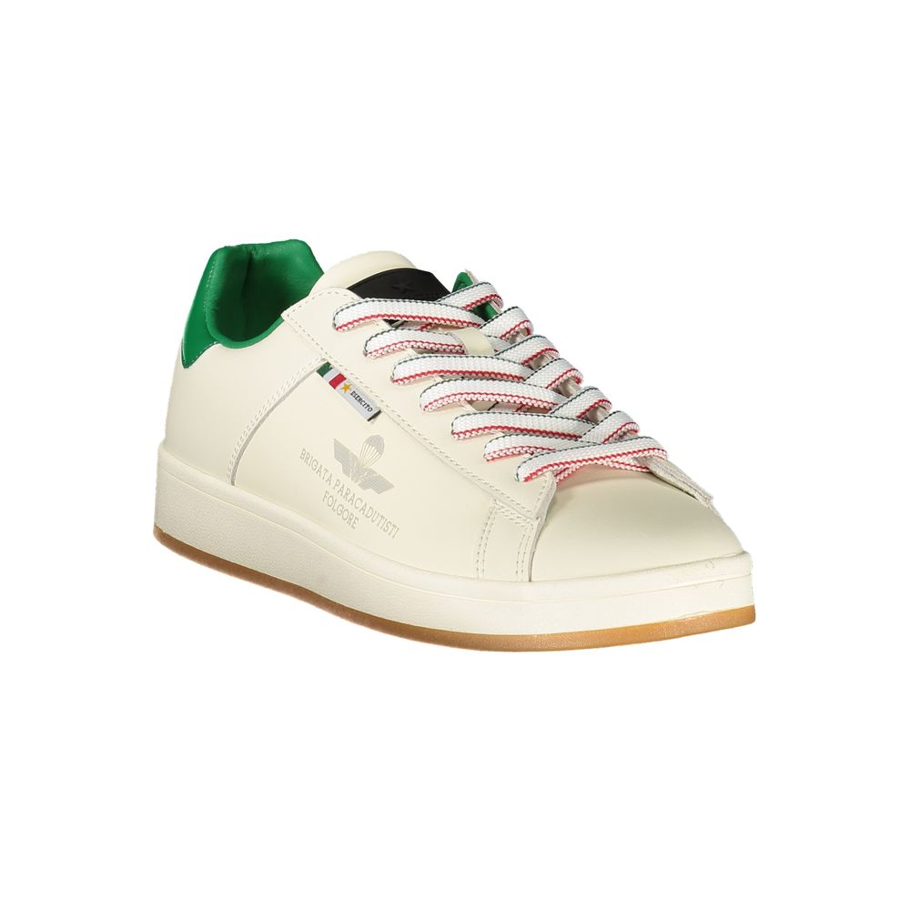 Esercito 1659 White Polyester Sneaker